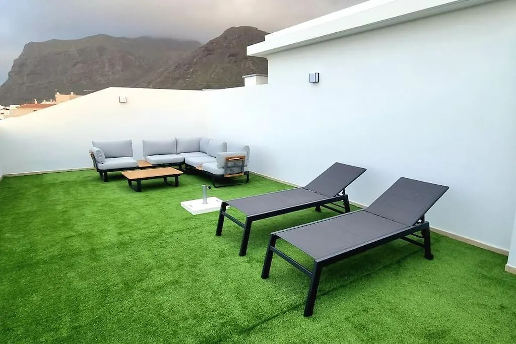 Edif La Luz Apartment No 4 With Big Private Terrace Los Silos Hiszpania